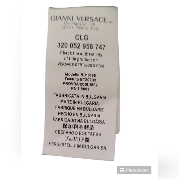 Authentic Versus By Versace Women's 100% Silk Multi-Color Blouse Halter … - Picture 7 of 9